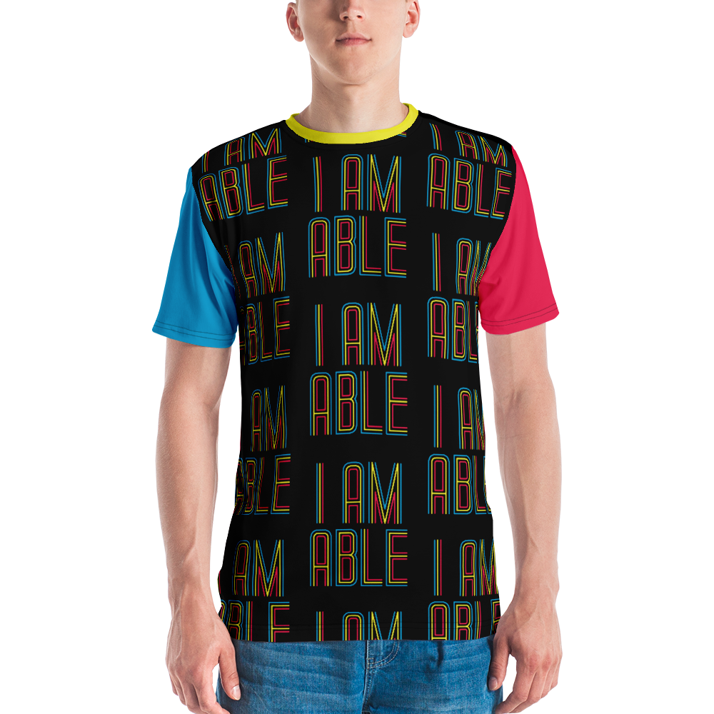 I am Able (Men's Color Block Crew Neck T-shirt) – Sammi Haney's