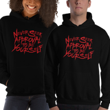 hoodie never seek approval for being yourself peer pressure bullying acceptance popularity inclusivity teenagers self-image insecurity positive self-esteem different
