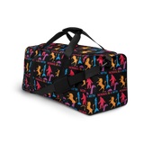 Normal is a Myth (Bigfoot, Mermaid, Unicorn & Loch Ness Monster Pattern) Duffle Bag