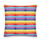 Disability is a Normal Part of the Human Experience (Pattern) Premium Pillow