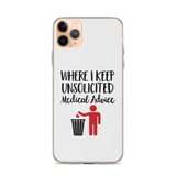 Unsolicited Medical Advice (iPhone Case) Standing Version