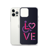 LOVE (for the Special Needs Community) iPhone Case Stacked Design 2 of 3