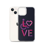 LOVE (for the Special Needs Community) iPhone Case Stacked Design 2 of 3