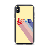 Love for the Disability Community (Rainbow Shadow) iPhone Case