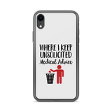 Unsolicited Medical Advice (iPhone Case) Standing Version