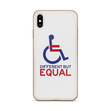 Different but Equal (Disability Equality Logo) iPhone Case