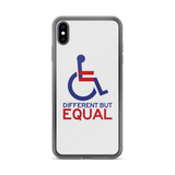 Different but Equal (Disability Equality Logo) iPhone Case