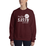 Big Fan of this Sassy Little Girl (Esperanza - Raising Dion) Sweatshirt Dark Colors