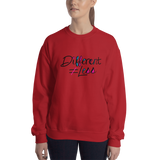 Different Does Not Equal Less (As Seen on Netflix's Raising Dion) Sweatshirt Light Colors