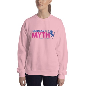 sweatshirt normal is a myth unicorn peer pressure popularity disability special needs awareness inclusivity acceptance activism