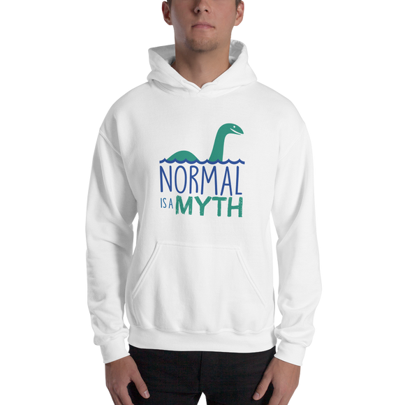 hoodie normal is a myth loch ness monster lochness peer pressure popularity disability special needs awareness inclusivity acceptance activism