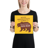 Never Underestimate the power of a Special Needs Mama Bear! Poster