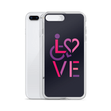 LOVE (for the Special Needs Community) iPhone Case Stacked Design 2 of 3