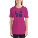 Love Sees No Limits (Halftone Stacked Design, Unisex Shirt)