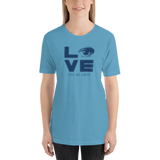 Love Sees No Limits (Halftone Stacked Design, Unisex Shirt)