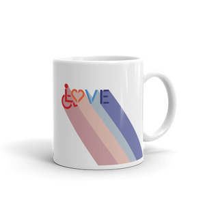 Love for the Disability Community (Rainbow Shadow) Mug