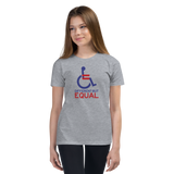 Different but Equal (Disability Equality Logo) Youth T-Shirt