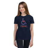 Different but Equal (Disability Equality Logo) Youth T-Shirt