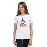 Different but Equal (Disability Equality Logo) Youth T-Shirt