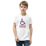 Different but Equal (Disability Equality Logo) Youth T-Shirt